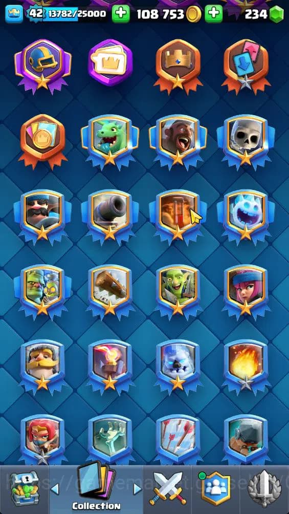 Clash Royale Accounts Lv 42|Trophy 9584|KTL 14|Limited Skin|Card 121|3 H image 11
