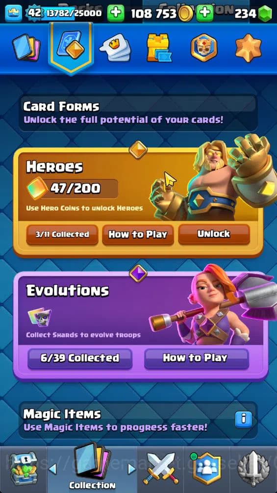 Clash Royale Accounts Lv 42|Trophy 9584|KTL 14|Limited Skin|Card 121|3 H image 5