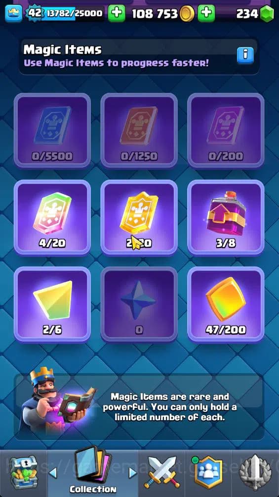 Clash Royale Accounts Lv 42|Trophy 9584|KTL 14|Limited Skin|Card 121|3 H image 6