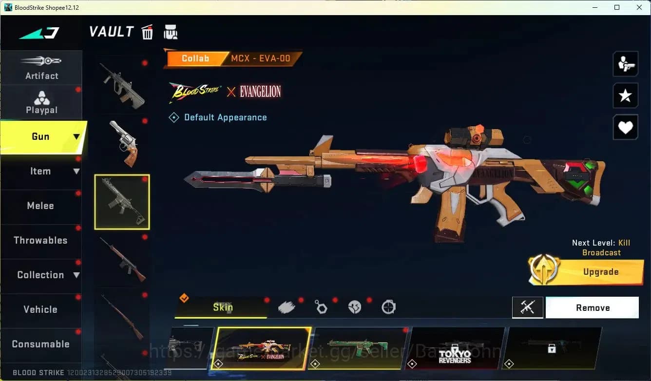 Blood Strike Accounts ASIA | L50 Master IV|Eternal DEagle|1 Limited Mele image 13