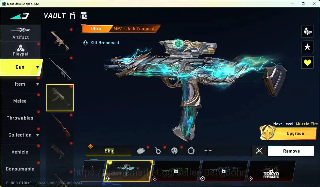 Blood Strike Accounts ASIA | L50 Master IV|Eternal DEagle|1 Limited Mele image 17