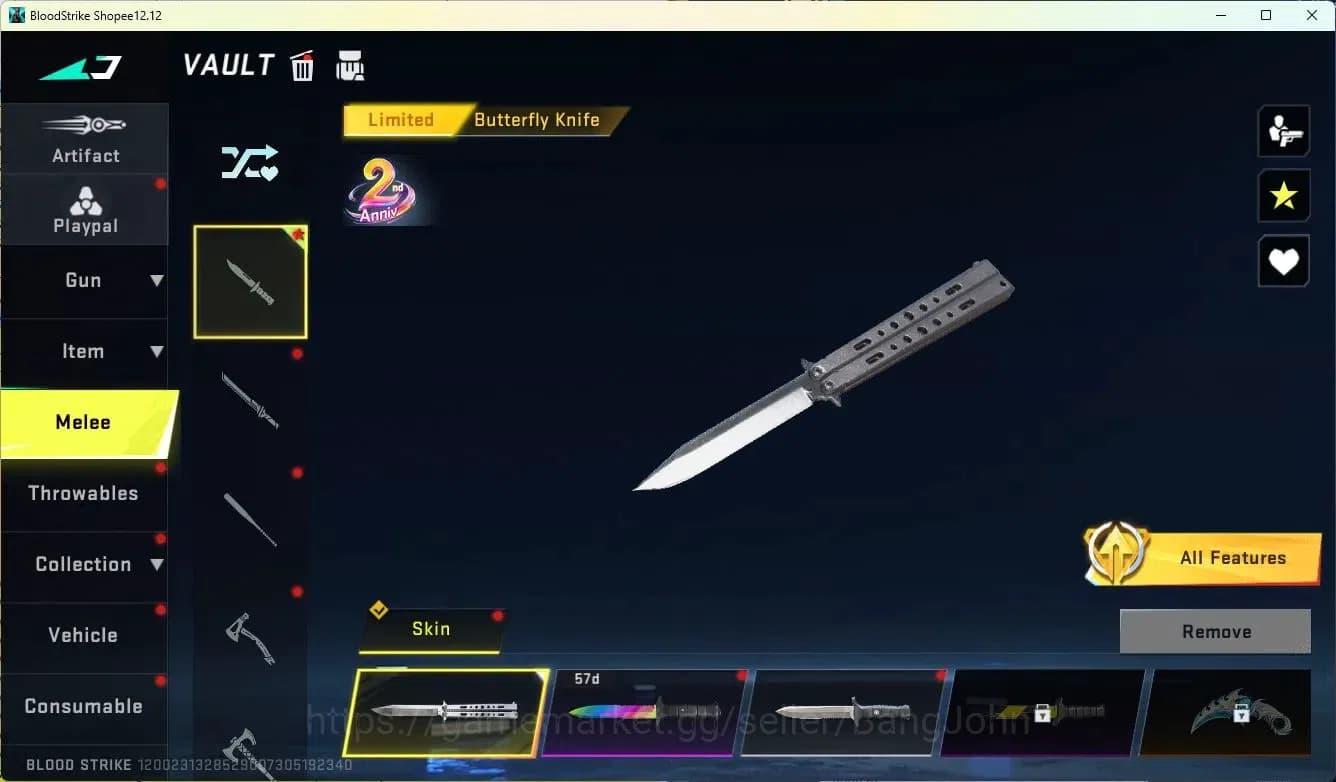Blood Strike Accounts ASIA | L50 Master IV|Eternal DEagle|1 Limited Mele image 19