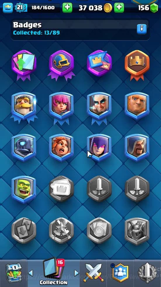 Clash Royale Accounts Lv 21|Trophy 3608|KTL 8|Card 63|1 Hero 2 EVO 2 Leg image 9