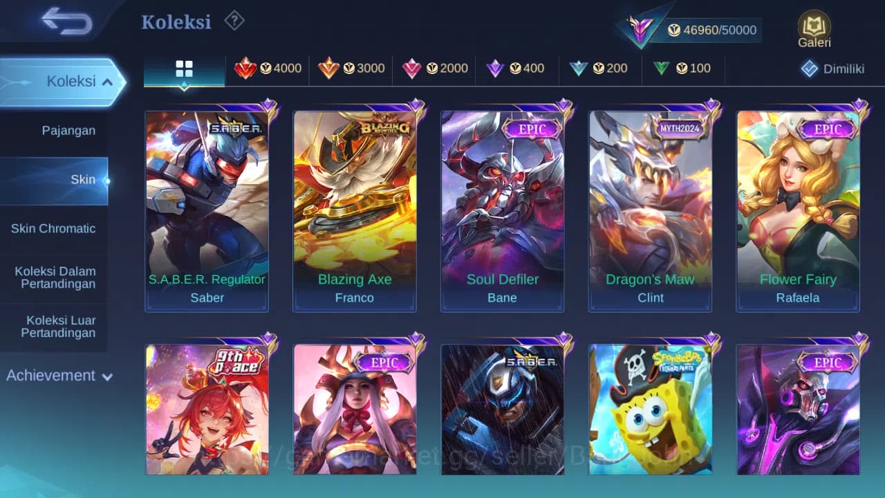 Mobile Legends: Bang Bang Accounts GLOBAL Hero 132 Skin 240 | Sparkle Fredrinn | CC N image 14