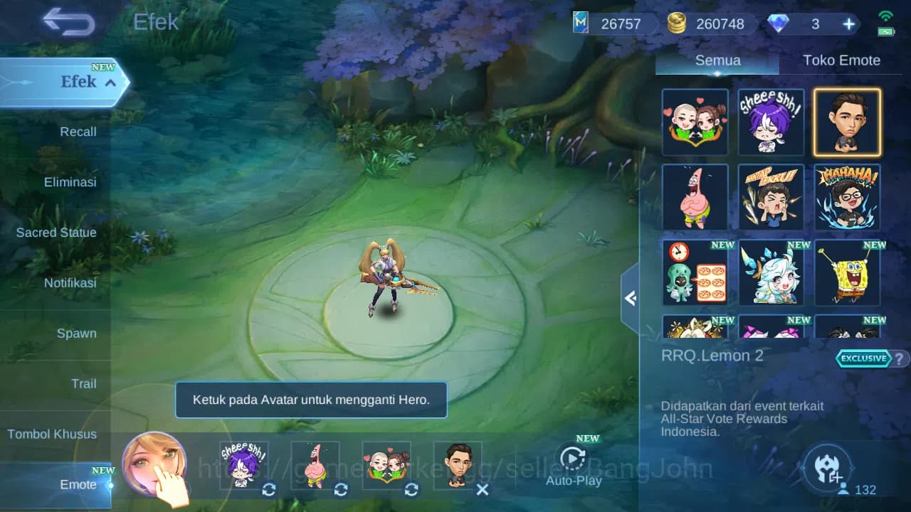 Mobile Legends: Bang Bang Accounts GLOBAL Hero 132 Skin 240 | Sparkle Fredrinn | CC N image 5
