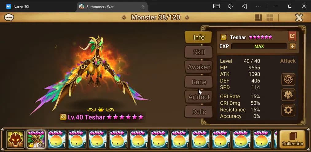 Summoners War: Sky Arena Accounts ASIA|Lv 26|Fresh Starter| Teshar | 1,9K Crystal + image 4