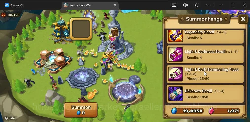 Summoners War: Sky Arena Accounts ASIA|Lv 26|Fresh Starter| Teshar | 1,9K Crystal + image 6