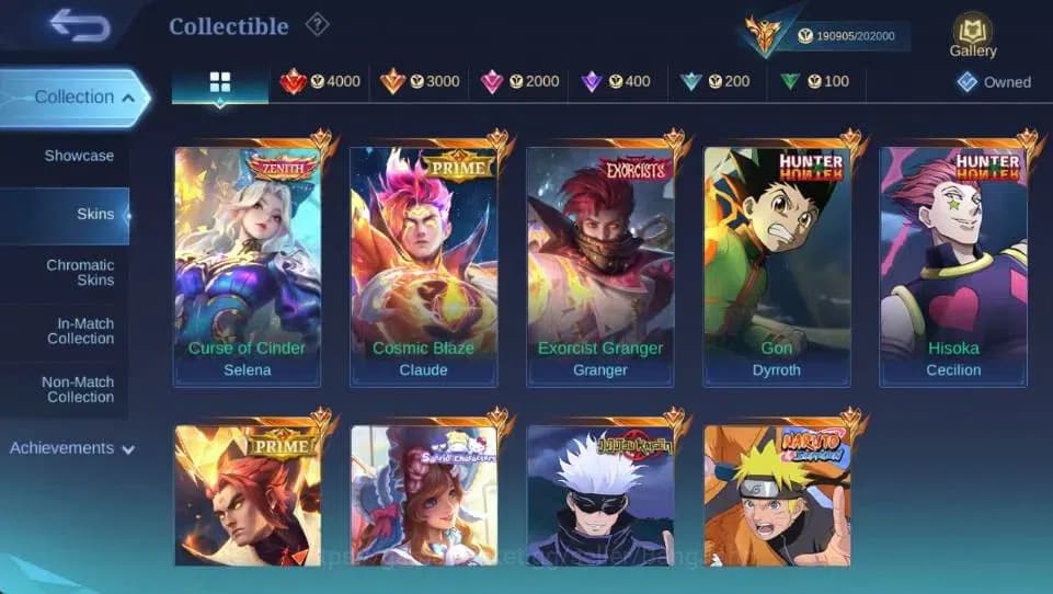 Mobile Legends: Bang Bang Accounts Global|Hero 132 Skin 502|Mega|Legend Lesley+Valir| image 11