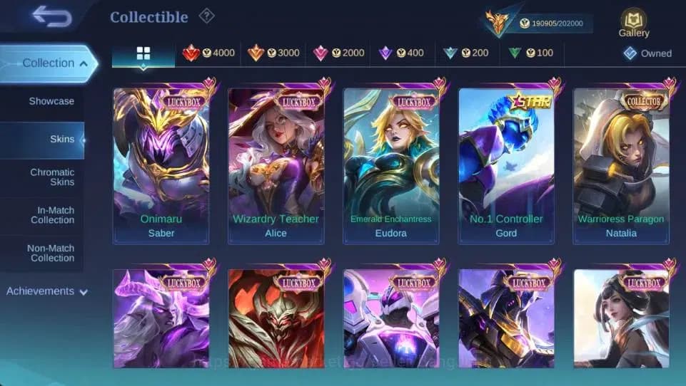 Mobile Legends: Bang Bang Accounts Global|Hero 132 Skin 502|Mega|Legend Lesley+Valir| image 13