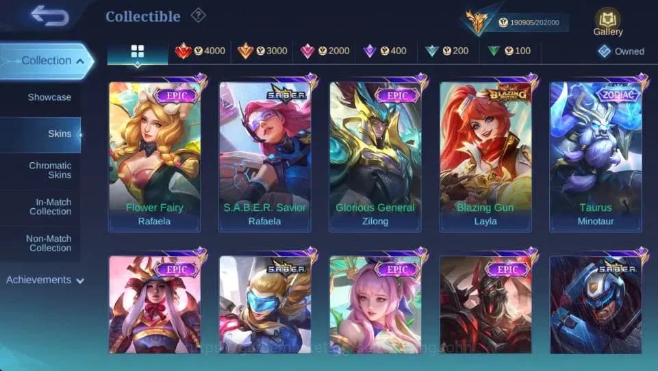 Mobile Legends: Bang Bang Accounts Global|Hero 132 Skin 502|Mega|Legend Lesley+Valir| image 18