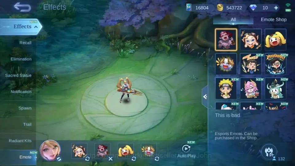 Mobile Legends: Bang Bang Accounts Global|Hero 132 Skin 502|Mega|Legend Lesley+Valir| image 7