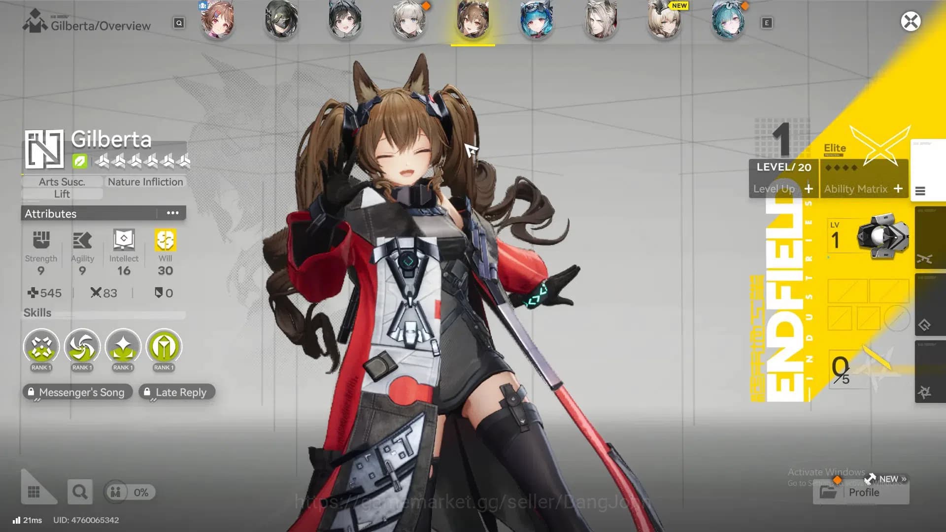 Arknights: Endfield Accounts ASIA|2Limit+1Sign|Laevatain Sign,Gilberta,Ardelia, image 5