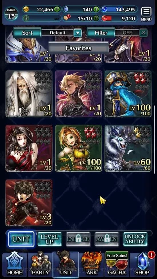 Last Cloudia Accounts GLOBAL |Rank 15| Arkh King of Dragons, Lonardo, Go image 2