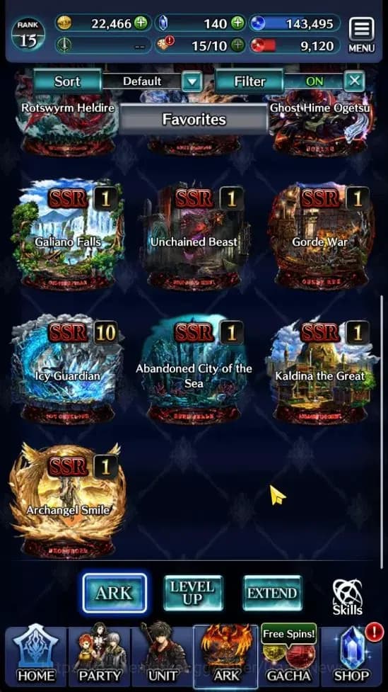 Last Cloudia Accounts GLOBAL |Rank 15| Arkh King of Dragons, Lonardo, Go image 7
