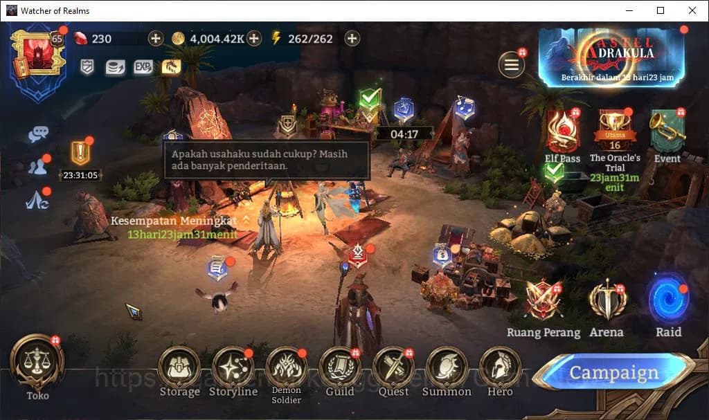 Watcher of Realms Accounts Global 60X|Lv65|2,2M Power|5 Lord[IngridA2,Cyrus,T image 1