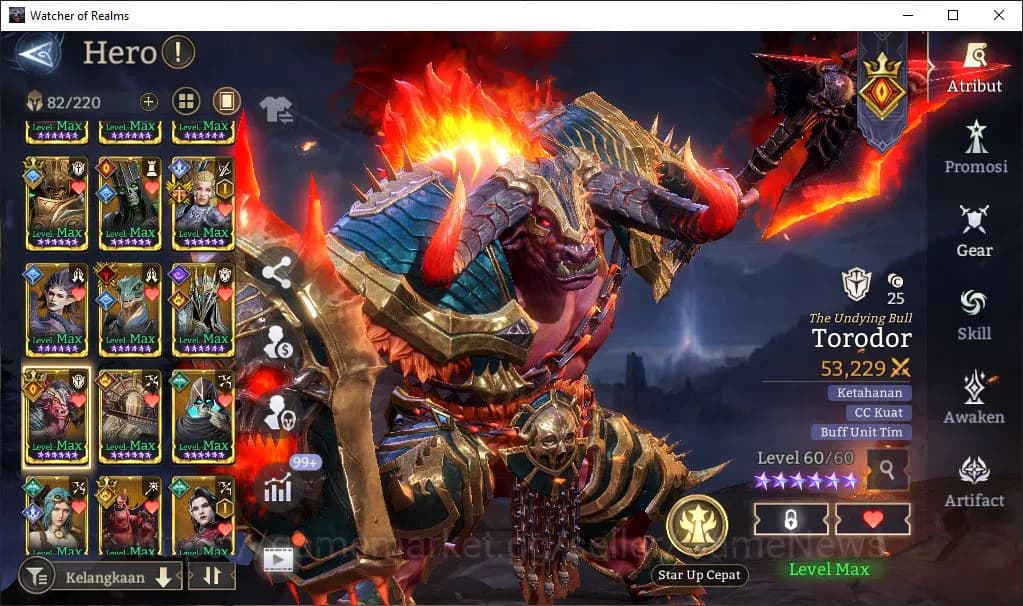 Watcher of Realms Accounts Global 60X|Lv65|2,2M Power|5 Lord[IngridA2,Cyrus,T image 16