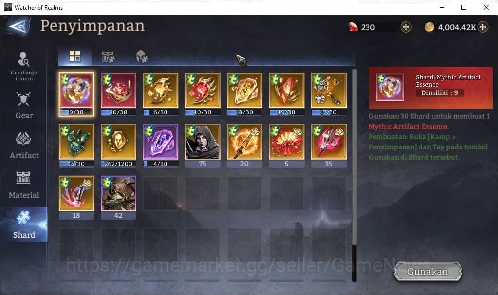 Watcher of Realms Accounts Global 60X|Lv65|2,2M Power|5 Lord[IngridA2,Cyrus,T image 4