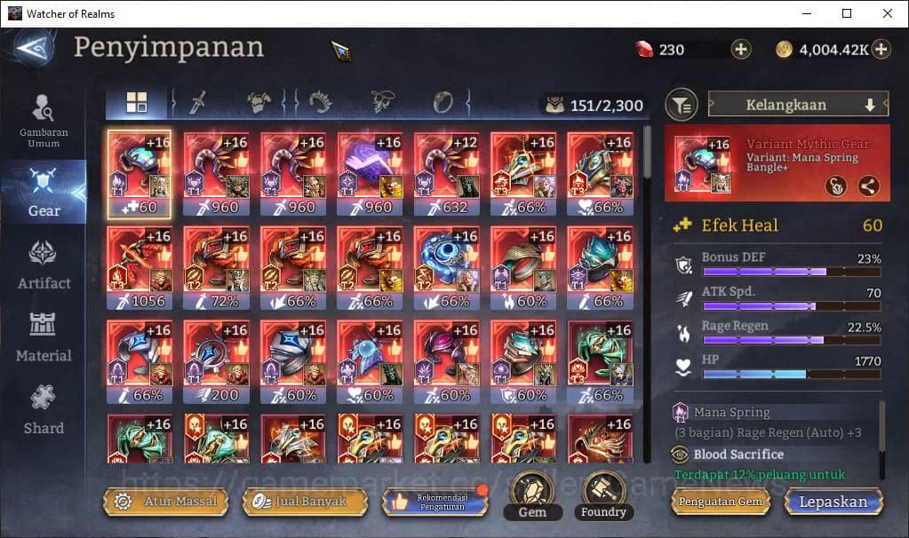 Watcher of Realms Accounts Global 60X|Lv65|2,2M Power|5 Lord[IngridA2,Cyrus,T image 9