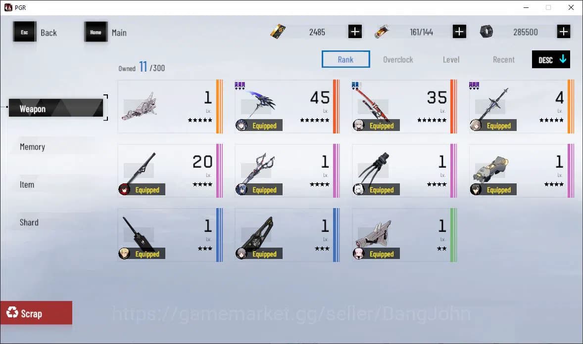 Punishing: Gray Raven Accounts ASIA|Lv 45 | [S Nirvantia,S Crepuscule,S LuciaCW,S image 8