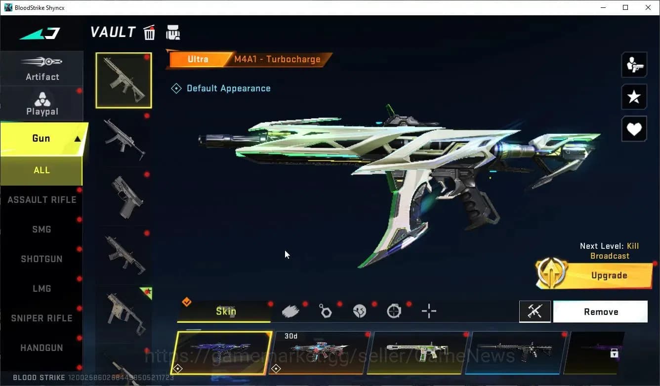 Blood Strike Accounts Asia|ETERNAL Lv3 Vector-ShadowDrake(118)+8 ULTRA[H image 10