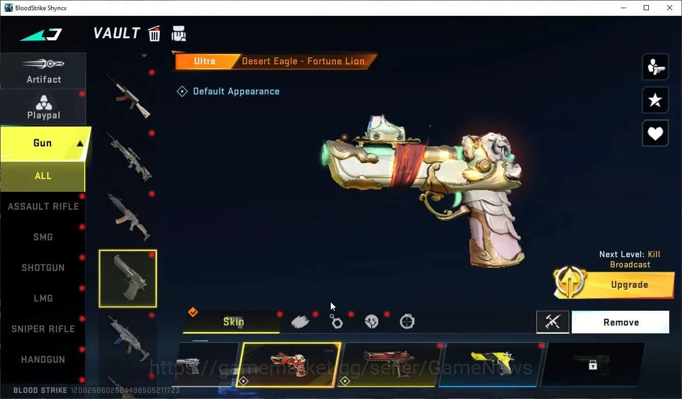 Blood Strike Accounts Asia|ETERNAL Lv3 Vector-ShadowDrake(118)+8 ULTRA[H image 11