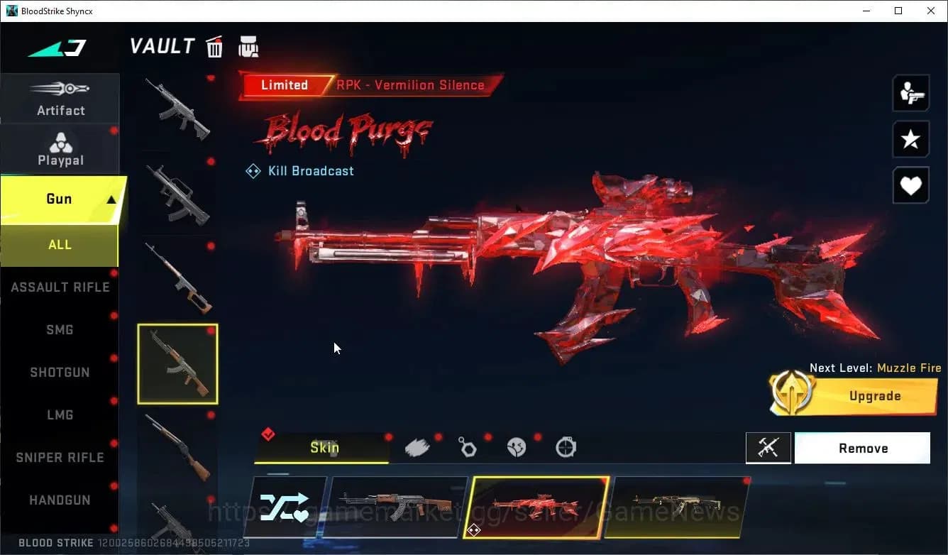 Blood Strike Accounts Asia|ETERNAL Lv3 Vector-ShadowDrake(118)+8 ULTRA[H image 14
