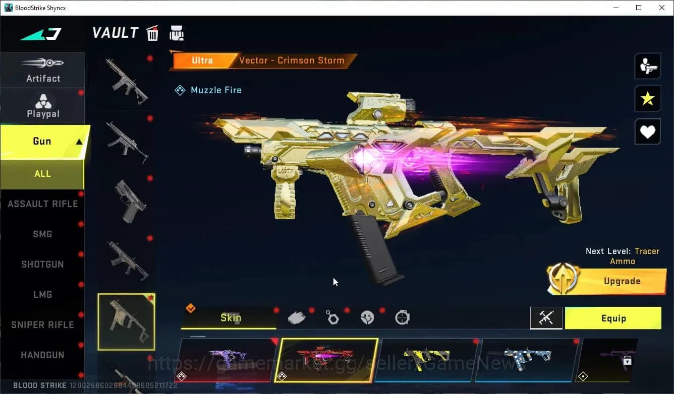 Blood Strike Accounts Asia|ETERNAL Lv3 Vector-ShadowDrake(118)+8 ULTRA[H image 8