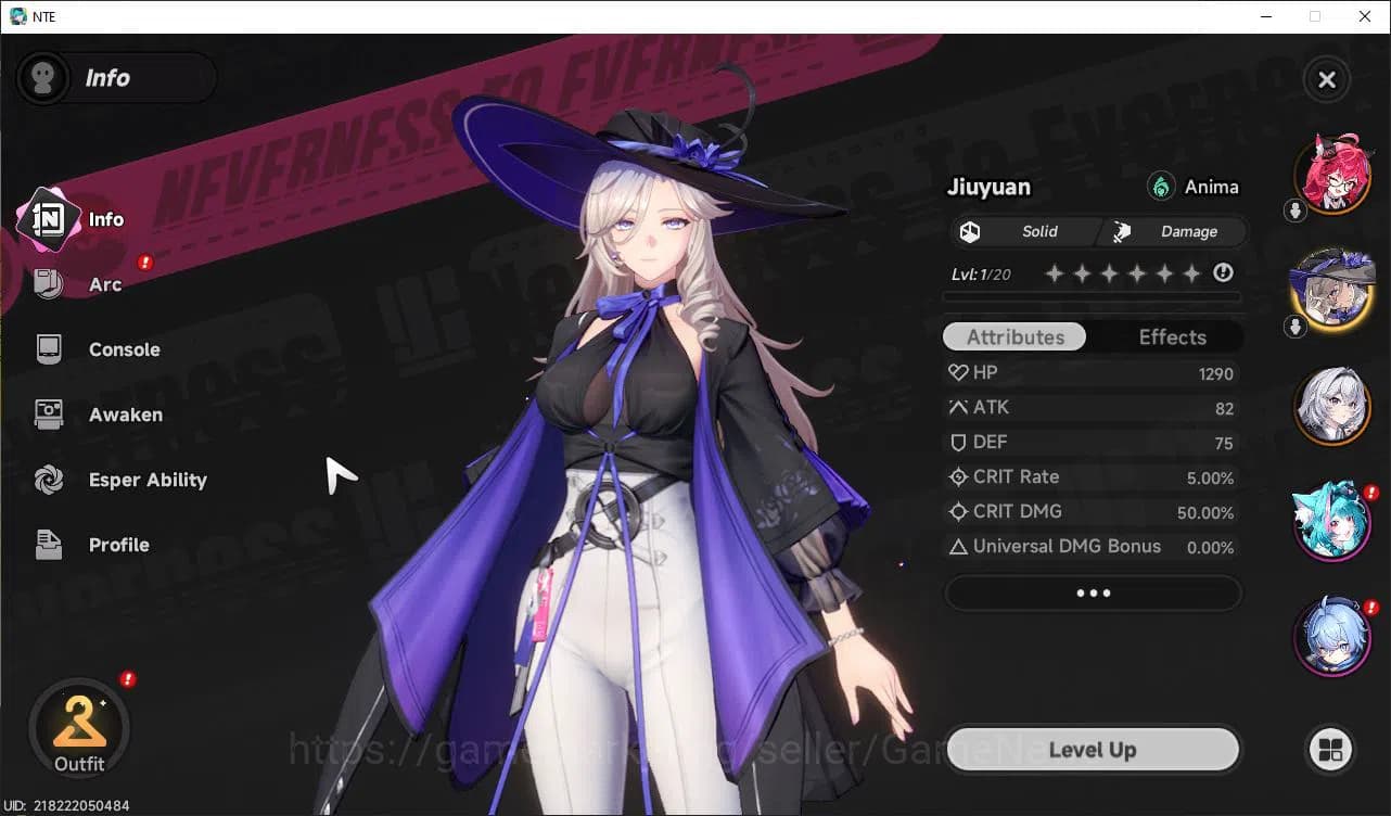 Neverness to Everness Accounts GLOBAL SEA|HL 3|2 SSR Limited Nanally, Jiuyuan + 5 image 2