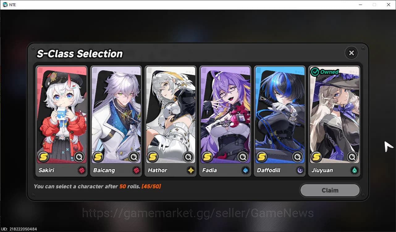 Neverness to Everness Accounts GLOBAL SEA|HL 3|2 SSR Limited Nanally, Jiuyuan + 5 image 5