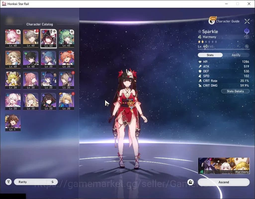 Honkai Star Rail Accounts Asia|TL 30|1,2K SJ|Limited 5-star Evanescia, Huohu image 6