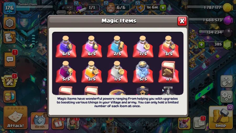 Clash of Clans Accounts TH 15-BH 10|Many Skin|LVL 176|HH 9|BK 85,AQ 87,GW image 2