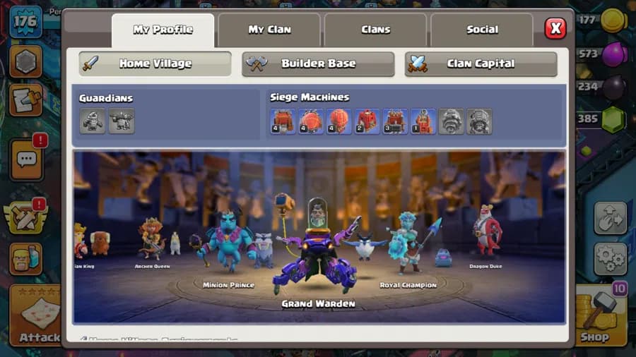 Clash of Clans Accounts TH 15-BH 10|Many Skin|LVL 176|HH 9|BK 85,AQ 87,GW image 7