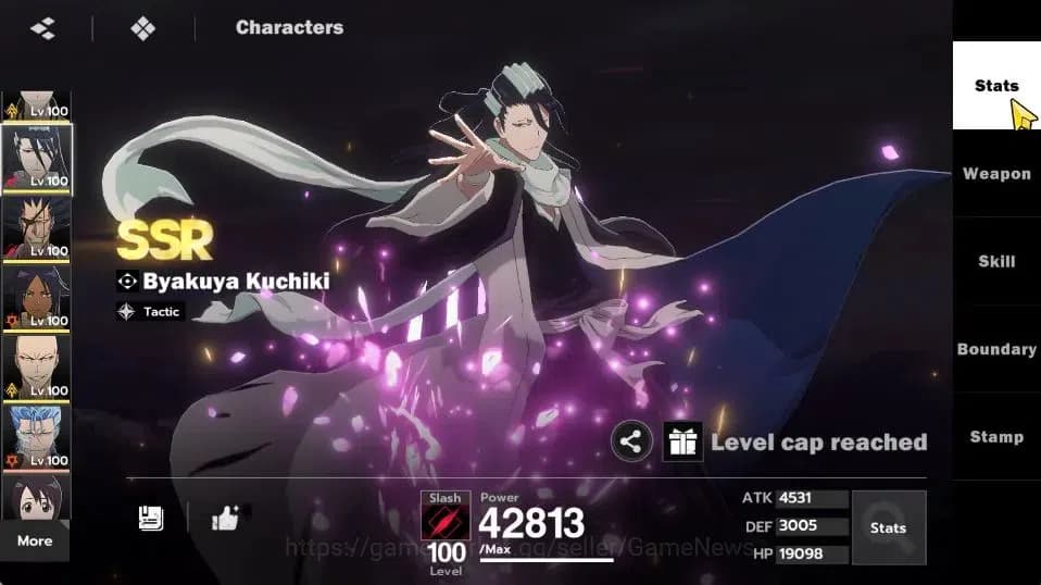 BLEACH: Soul Resonance Accounts NuverseSEA|END Lv77|10 SSR [(AizenB4,KisukeB4,Ichi image 20