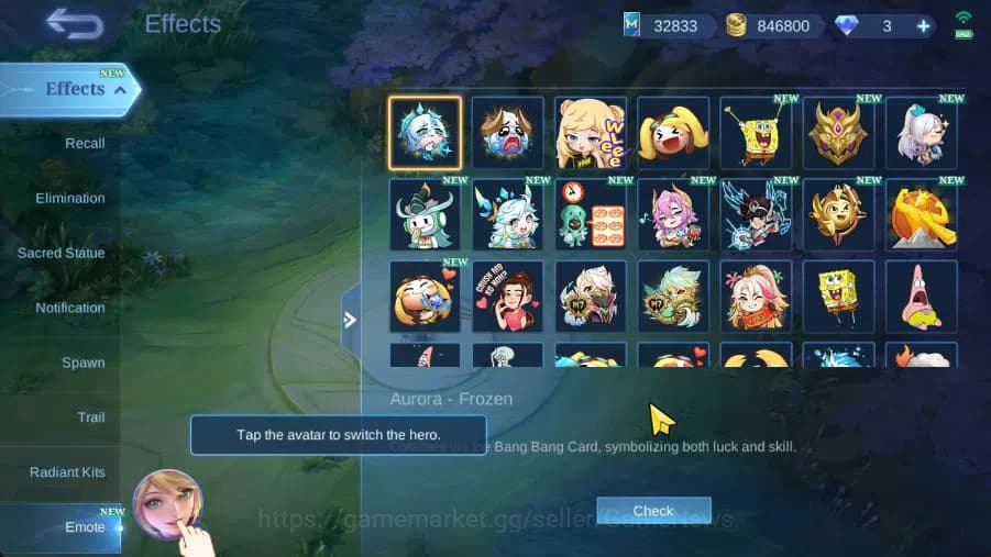 Mobile Legends: Bang Bang Accounts Hero 132|Skin 373|High Glory 50|Prime[Granger,Clou image 2