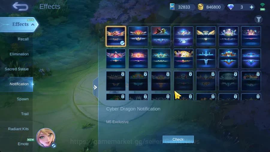 Mobile Legends: Bang Bang Accounts Hero 132|Skin 373|High Glory 50|Prime[Granger,Clou image 4