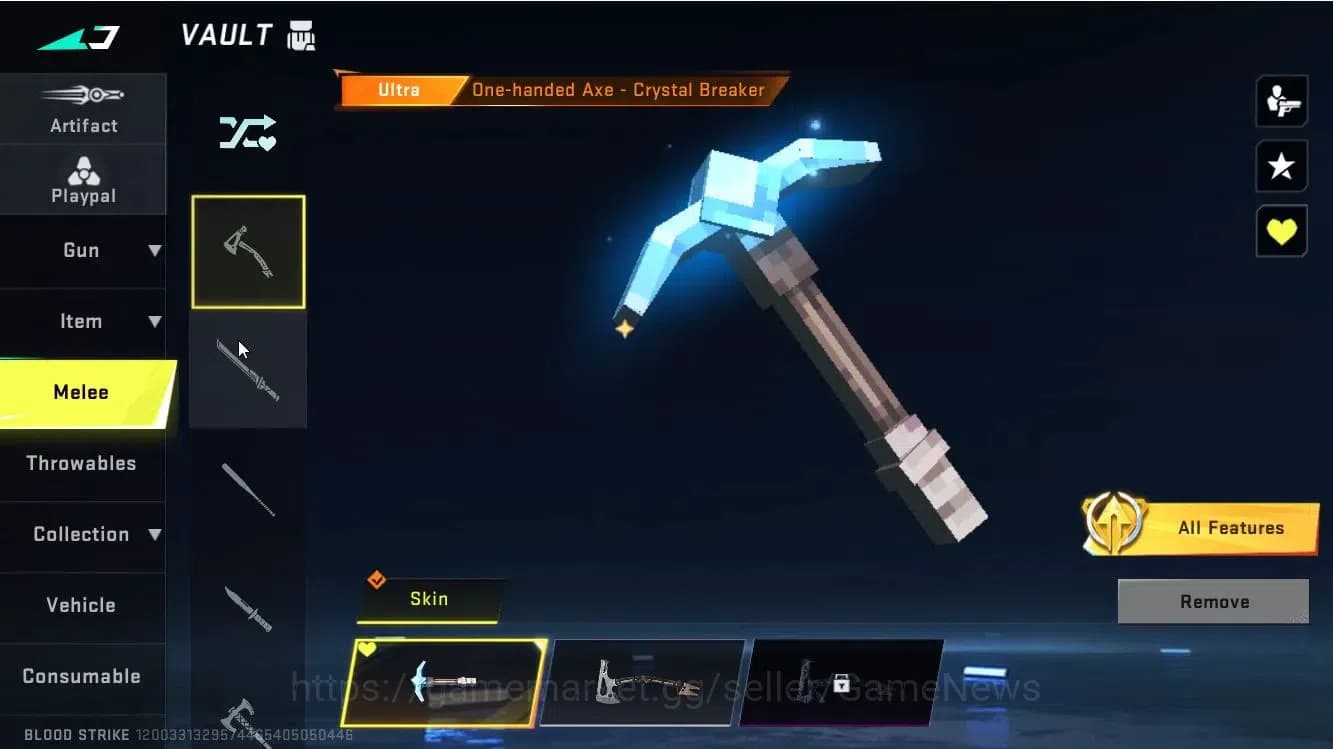 Blood Strike Accounts ASIA|Melee AXE-CrystalBreaker|10 ULTRA[KATYA-Graff image 7