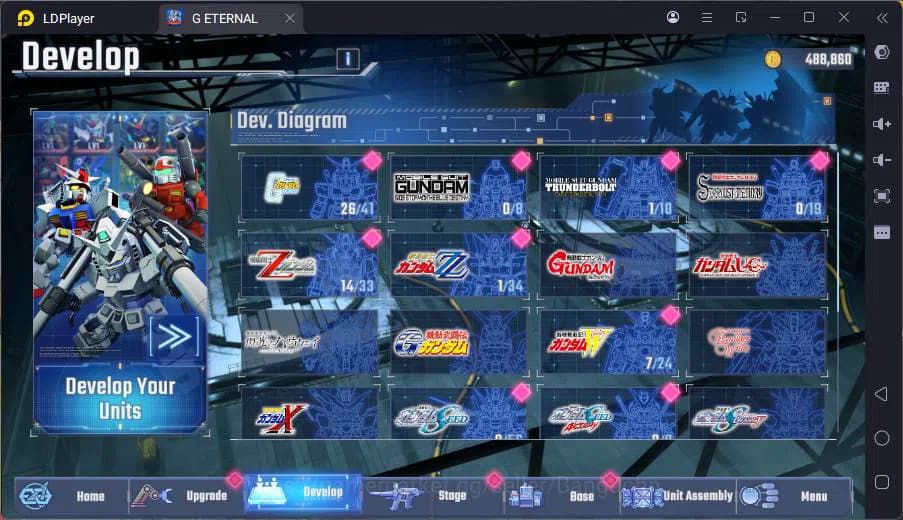 SD Gundam G Generation ETERNAL Accounts GLOBAL rank 17, 2k DM, 12 UR unit, 10 char, 3 supp image 10