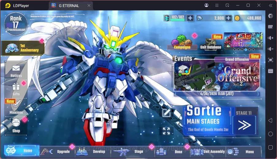 SD Gundam G Generation ETERNAL Accounts GLOBAL rank 17, 2k DM, 12 UR unit, 10 char, 3 supp image 18
