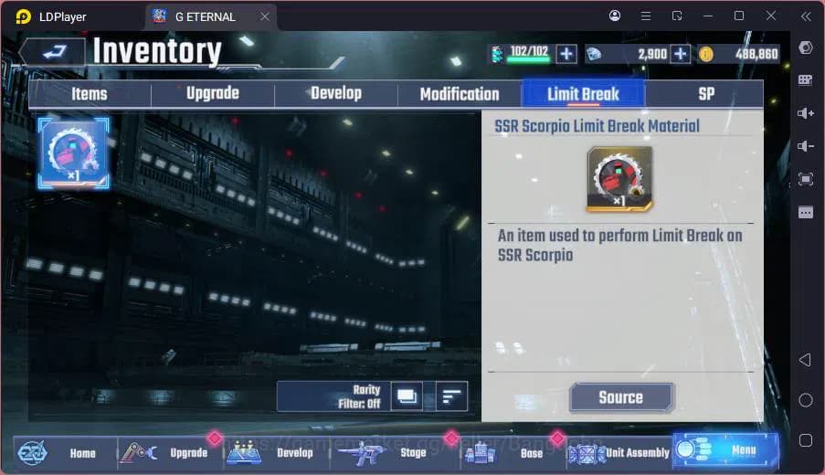 SD Gundam G Generation ETERNAL Accounts GLOBAL rank 17, 2k DM, 12 UR unit, 10 char, 3 supp image 3