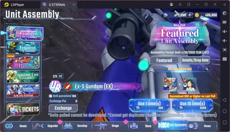 SD Gundam G Generation ETERNAL Accounts GLOBAL rank 17, 2k DM, 12 UR unit, 10 char, 3 supp image 8