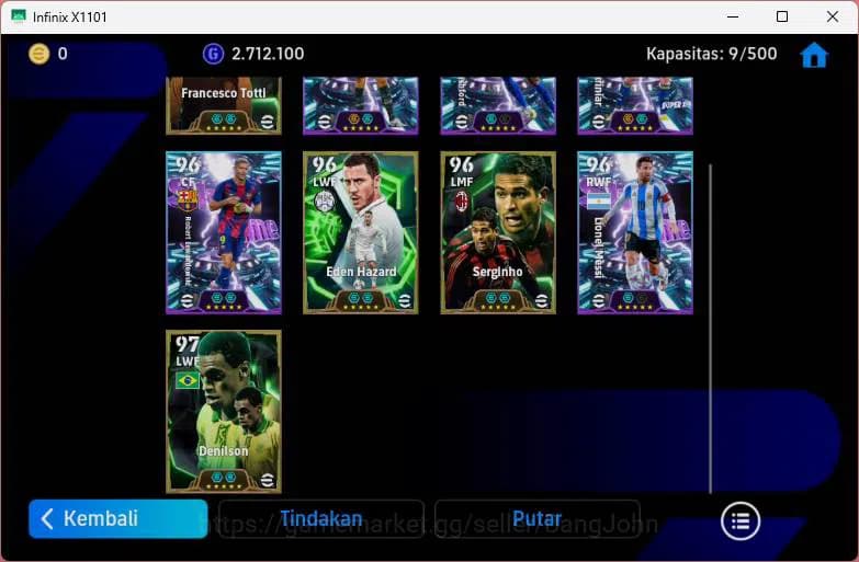 eFootball Accounts ANDROID|PW 3110|Totti+Serginho+Denilson epic,Rasfo image 5