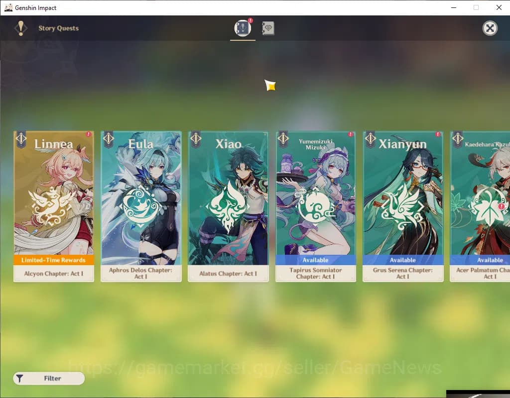 Genshin Impact Accounts ASIA|AR 53|2 Limited+3(*5Wep)|Linnea+Sign,Skirk|MC image 11