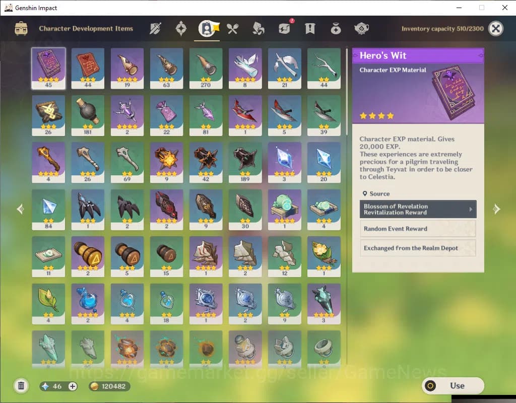 Genshin Impact Accounts ASIA|AR 53|2 Limited+3(*5Wep)|Linnea+Sign,Skirk|MC image 6