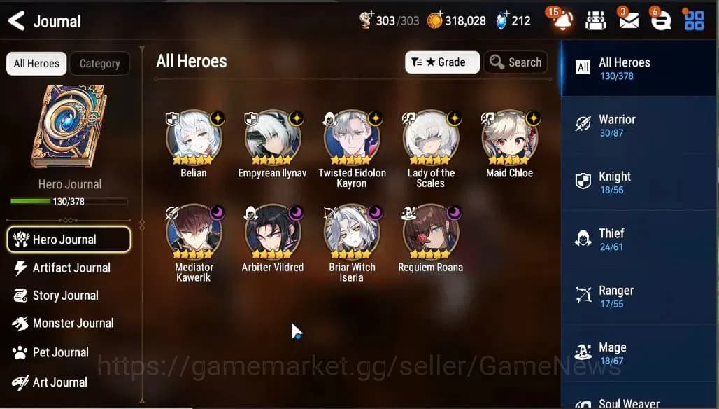 Epic Seven Accounts GLOBAL UNVERIF|9 ML(LOT Scales,Eilynav,Belian,RRoa image 4