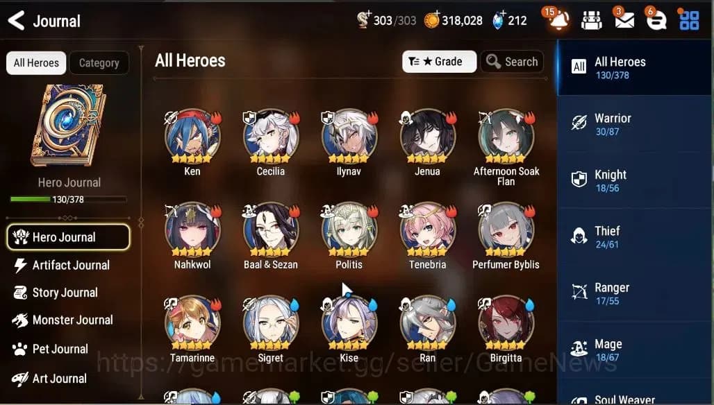 Epic Seven Accounts GLOBAL UNVERIF|9 ML(LOT Scales,Eilynav,Belian,RRoa image 5