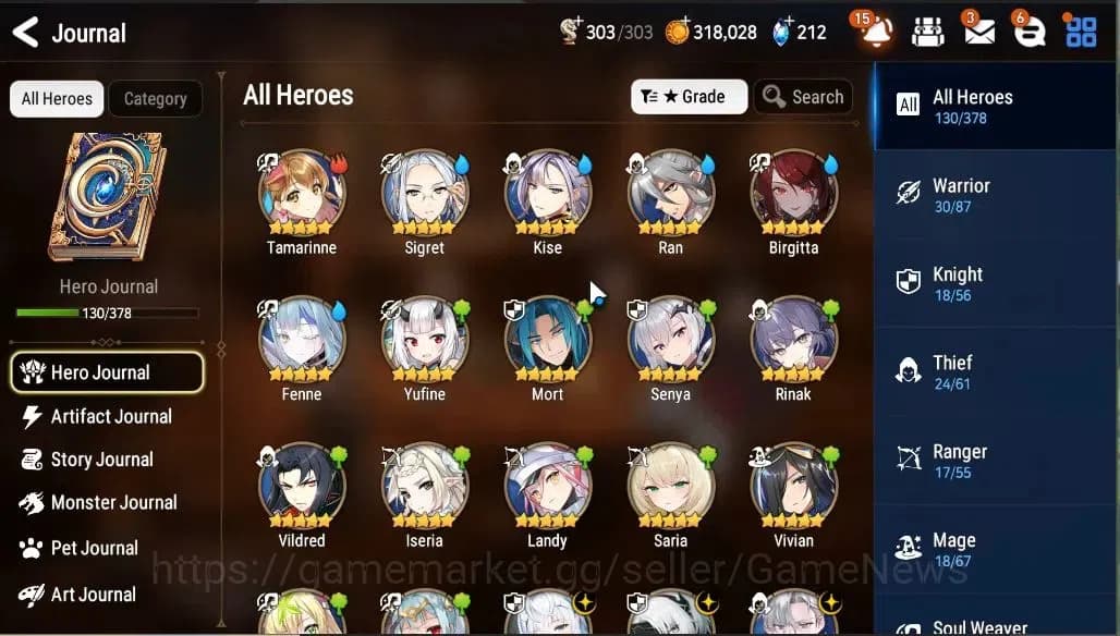 Epic Seven Accounts GLOBAL UNVERIF|9 ML(LOT Scales,Eilynav,Belian,RRoa image 6