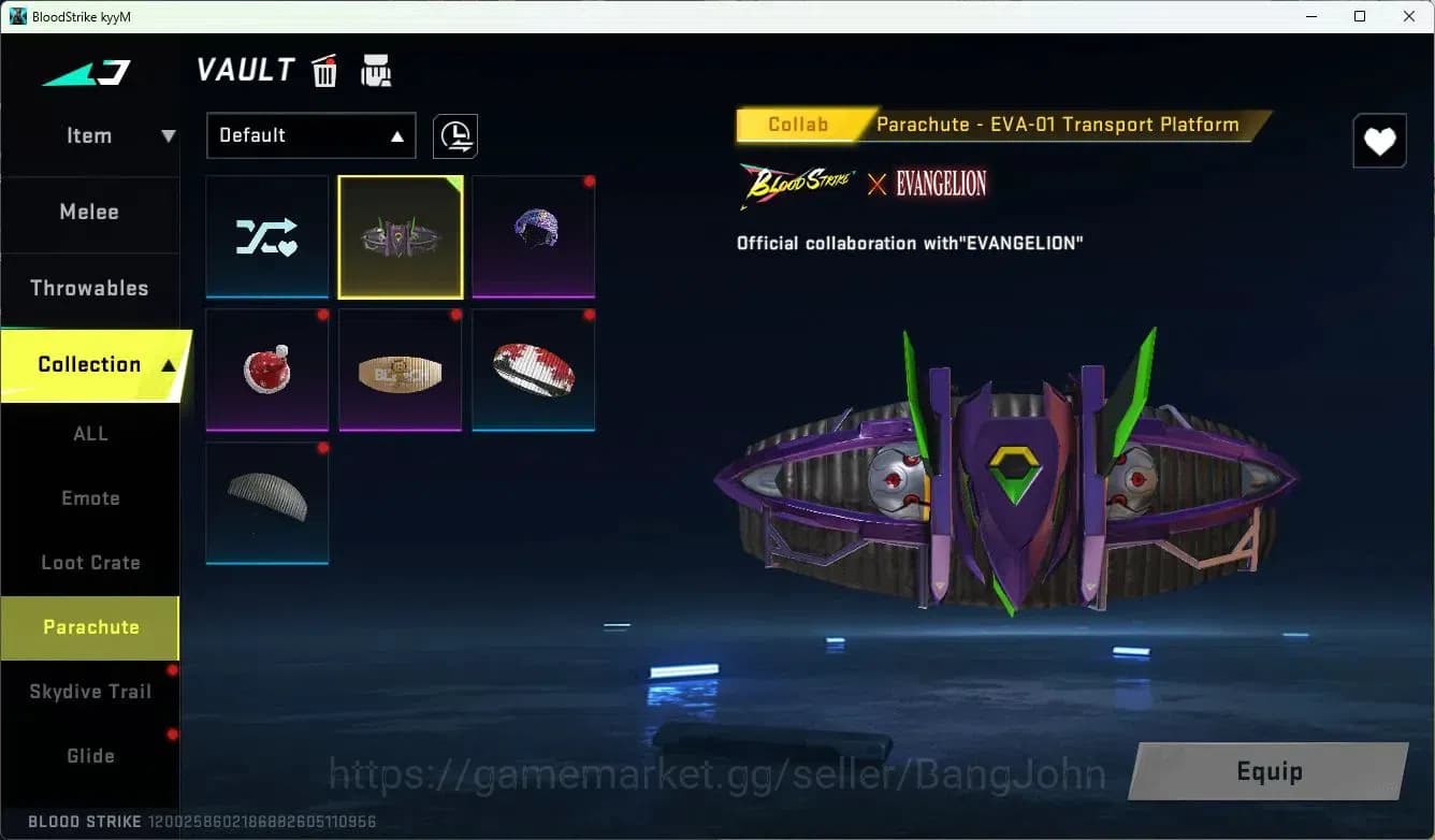 Blood Strike Accounts ASIA | 4 Collab Skins | 3 Limited Skins | 12 Lege image 11