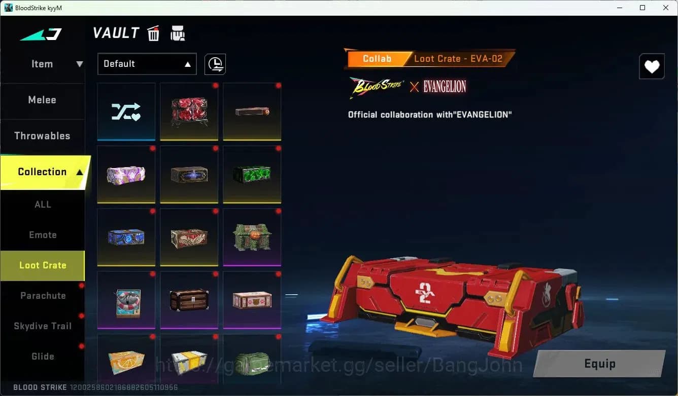 Blood Strike Accounts ASIA | 4 Collab Skins | 3 Limited Skins | 12 Lege image 12