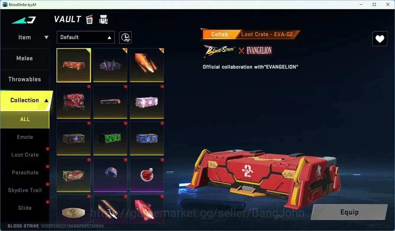 Blood Strike Accounts ASIA | 4 Collab Skins | 3 Limited Skins | 12 Lege image 14
