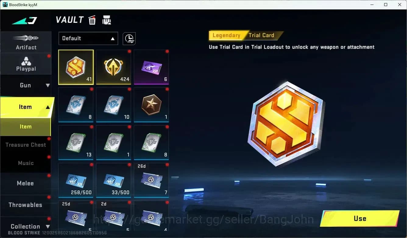 Blood Strike Accounts ASIA | 4 Collab Skins | 3 Limited Skins | 12 Lege image 17